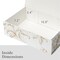 Luxury Keepsake Gift Box | Gold Floral Decorative Boxes with Magnetic Lids for Presents, Wedding Memory Box, and Bridal Gifts. 11.5" x 7.5" x 3.5"